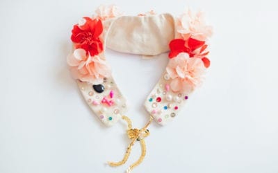 Diy Peter Pan Floral Collar