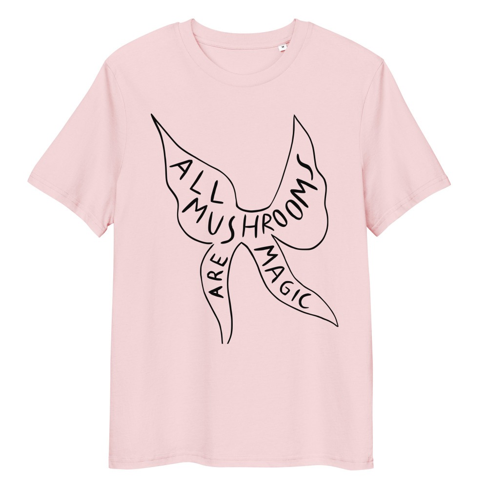 All Mushrooms Are Magic - Cotton Pink - Image 2